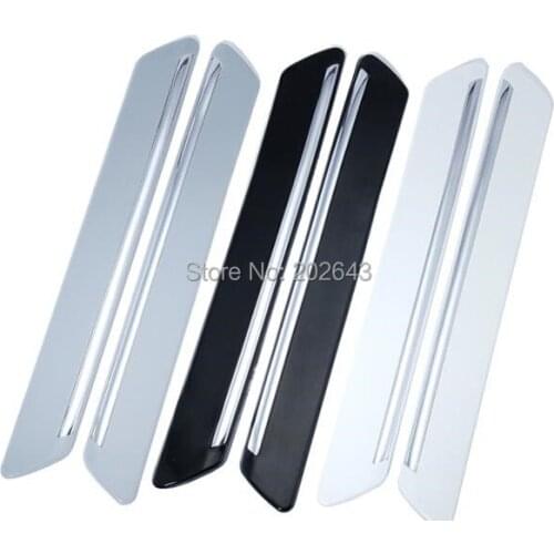 2PCS/Pair car door guard protector decals and sticker car bumper guard 45*6cm 4pcs/set door edge guard stripe forpeugeot 408