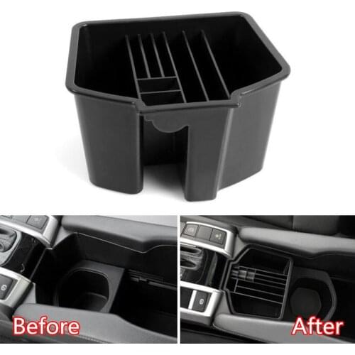 YAQUICKA Car Central Console Armrest Storage Box Tray Organizer For Honda 10th Civic 2016 2017 2018 Car Styling Accessories ABS