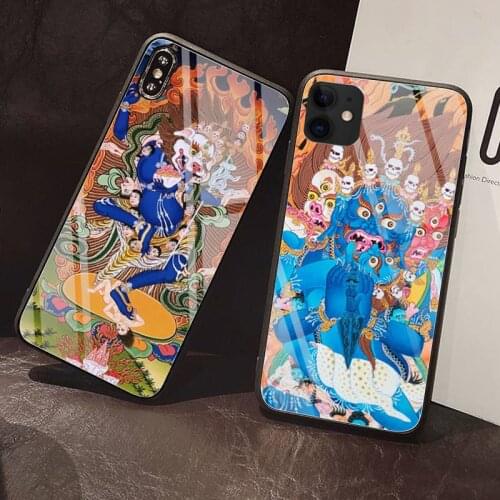 Pixel art Phone Case Tempered Glass For iPhone 12 Pro Max Mini 11 Pro XR XS MAX 8 X 7 6S 6 Plus SE 2020 case