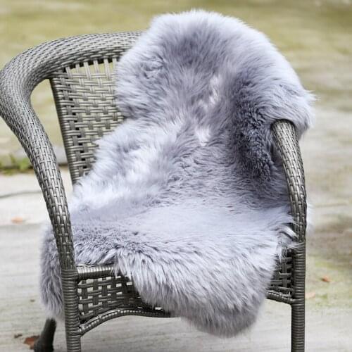 CX-D-112B Throw Rug Australian Sheepskin Hairy Carpet for Living Room Bedroom Area Rugs Mat