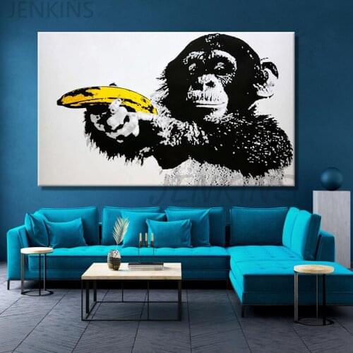 Baby Room Animal Wall Posters Decorativos Elephant Wall Art Canvas Painting Nursery Mural Nordic Picture Kids Room Decoration