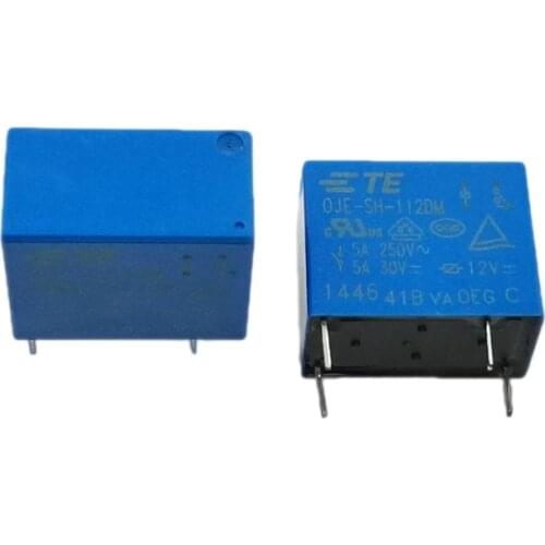 HOT NEW The normally open type 12V relay OJESH112DM OJE-SH-112DM OJE SH 112DM SH112DM 12VDC DC12V 12V 5A 4PIN