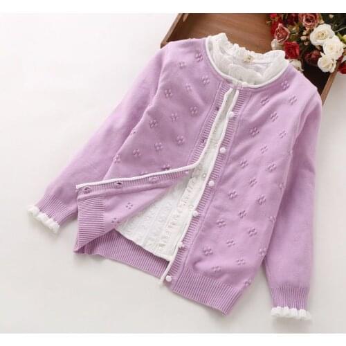 Girls Cardigan Autumn Children Sweater for Boys Baby Sweater Infant Girls Knitted Cardigan 4 Colors Kids Single-Breasted Jacket