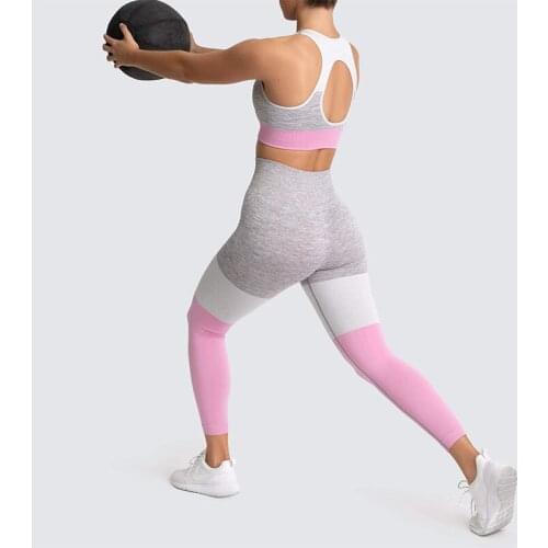2 Piece Set Women Workout Clothes Sports Wear for Women Gym Clothing Sports Bra and Leggings Set Athletic Yoga Set