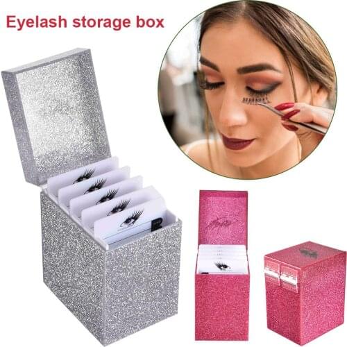 5-Layers Eyelashes grafting Tools Storage Organizer Box Comestic Display Container Eyelash Extension Tool Holder