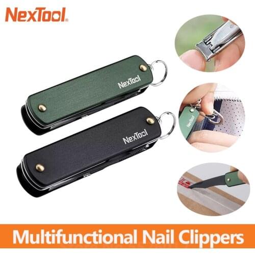 Nextool Outdoor Multifunctional Nail Clippers Portable Stainless Steel Nail Trimmer Opener Manicure Pedicure Tool