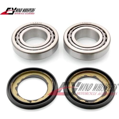 Motorcycle Bearing CONE L44643 Steering Head Bearing With Seal For Harley Touring Sportster 883 1200 XL Dyna Softail ALL 25x50mm