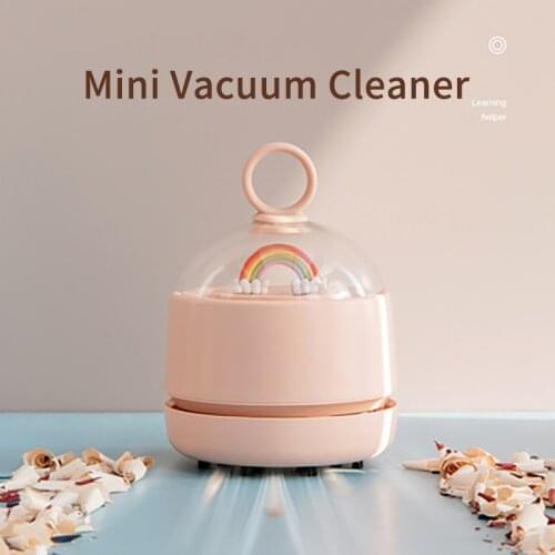 USB Chargable Home Car Mini Desktop Vacuum Cleaner Portable Car Vacuum Cleaner Car Interior Cleaner