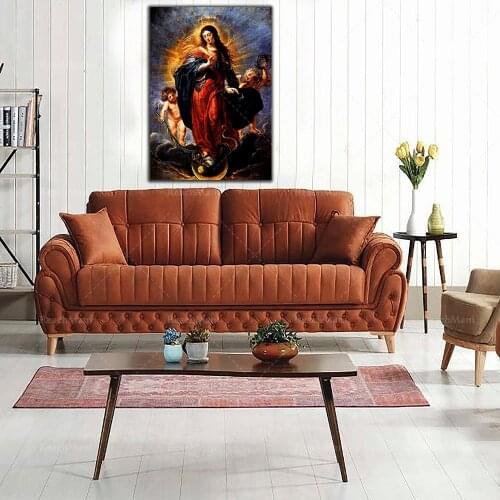 Peter Prubenss Immaculate Conception printed poster on canvas wall art