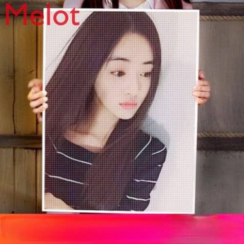 New Diamond Painting Custom Photo Handmade Fully-Jeweled Crystal DIY Point Brick Cross Stitch 2021 High Quality and Durable