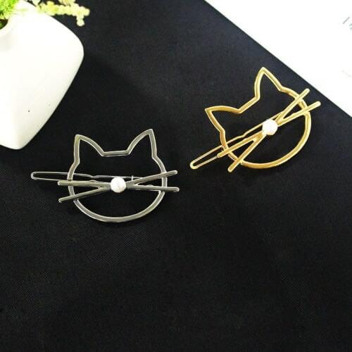 Hot Beauty Cat Shape Girls Animal Shape Pins Fashion Hairgrips Hair Accessories Decoration