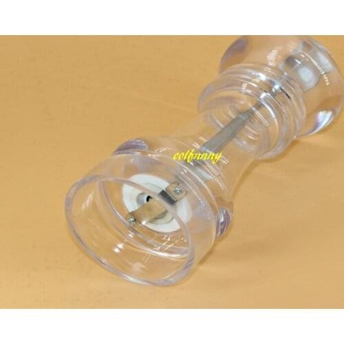 120pcs/lot 160mm Acrylic Manual Pepper Grinder Salt Spices Mill Shaker Transparent Grinding Tool Milling Cutter Machine