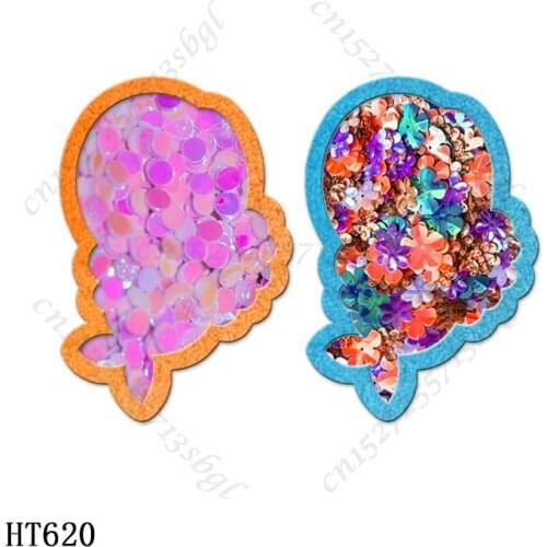 Mermaid shaker toys Cutting dies - New Die Cutting And Wooden Mold,HT620 Suitable For Common Die Cutting Machines On The Market