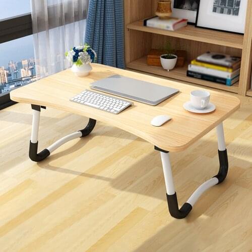 Portable Bed Desk 60 x 40 x 28cm Foldable Laptop Computer Table Notebook Tablet Stand Holder Bed Sofa Small Study Writing Table