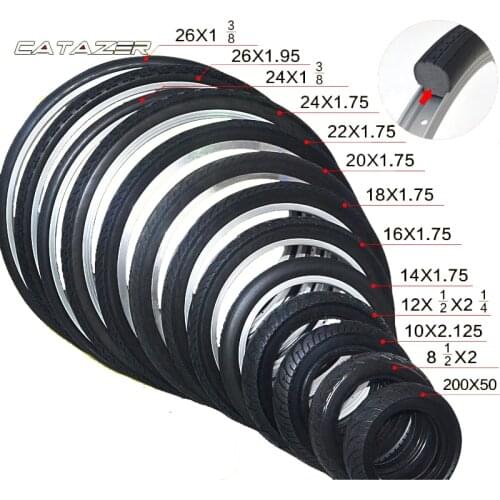 MTB Road BikeTyre 26/24/22/20/18/16/14/12.5/10/8.5 Inch Bicycle Solid Wear-resistant Airless Tire Without Tube Anti Stab Riding