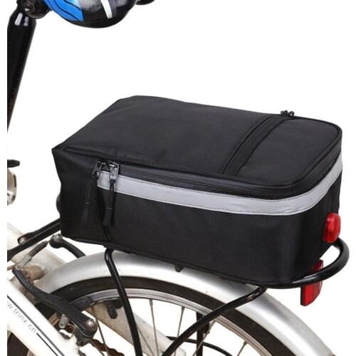Waterproof Bicycle Tube Bag Large Capacity Bicycle Bag Bike Frame Top Tube Storage Bag Pouch Cycling Bag with LED Tail Light
