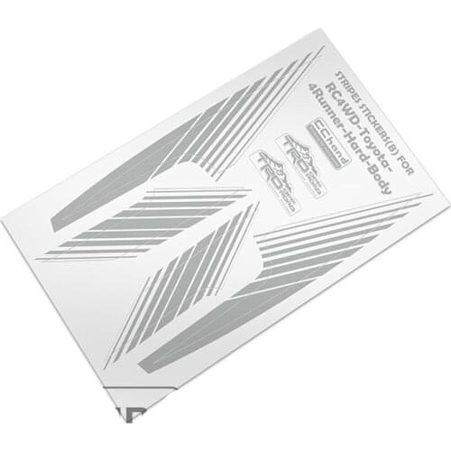 1/10 Rc Toys Car Body Decoration Stickers For 4WD 4RUNNER Body Shell Match TF2 Chassis