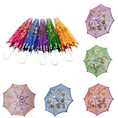 1Pcs Doll Lace Umbrella for 1/3 BJD Dolls and 18-Inch Girl Dolls Toy Furniture Accessories Birthday Gift for Kids