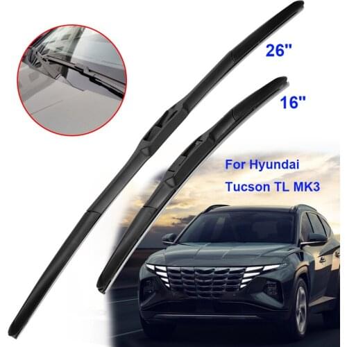 2pcs Car Wiper Blades Windscreen Part Restorer Repair Tool Automotive Accessories Error Free For Hyundai Tucson TL MK3 2016-2020