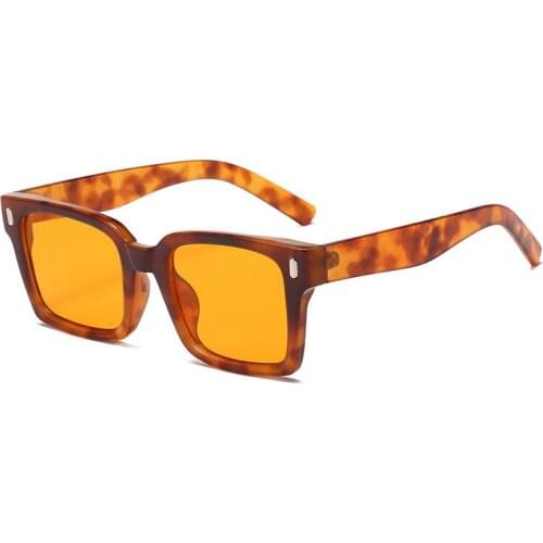 2021 Square Sun Glasses Luxury Brand Travel Rectangle Sunglasses Men Women Vintage Retro Oculos Lunette De Soleil Femme