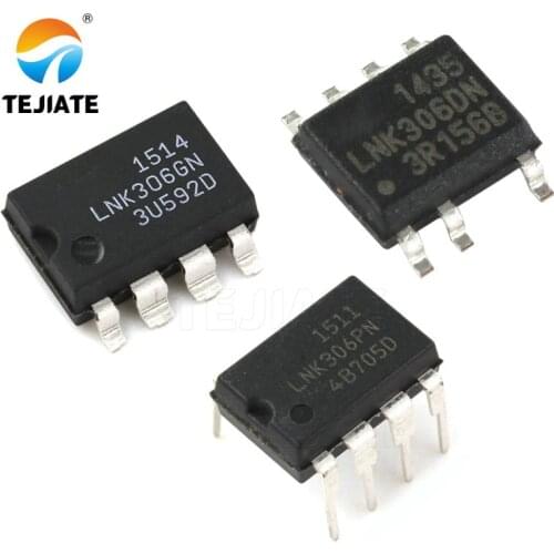 5PCS LNK306PN DIP7 LNK306P DIP LNK306 DIP-7 306GN new and original IC SOP-8 Switching power supply chip