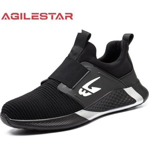 [AGILESTAR]Safety Shoes Men Women Steel Toe Boots Indestructible Work Shoes Lightweight Breathable Composite Toe Men