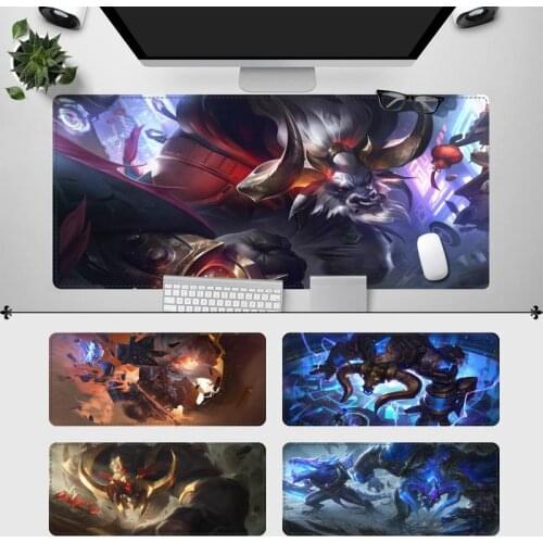 Accessories League of Legends Alistar Mouse Pad Gamer Keyboard Maus Pad Desk Mouse Mat Game Accessories For Overwatch