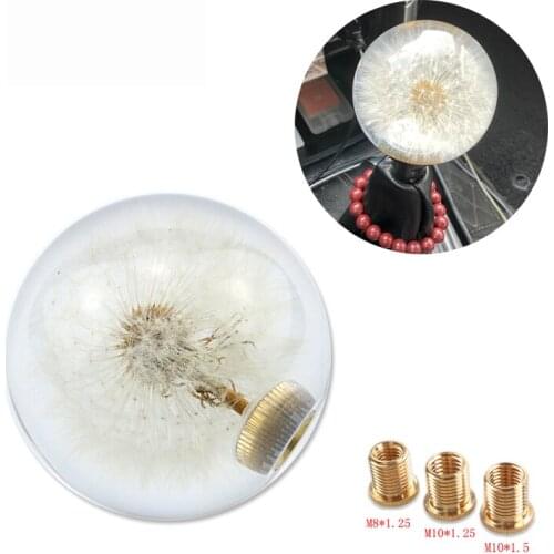 Car Auto Universal Round Dandelion Manual Gear Shift Knob Modification Part Tool