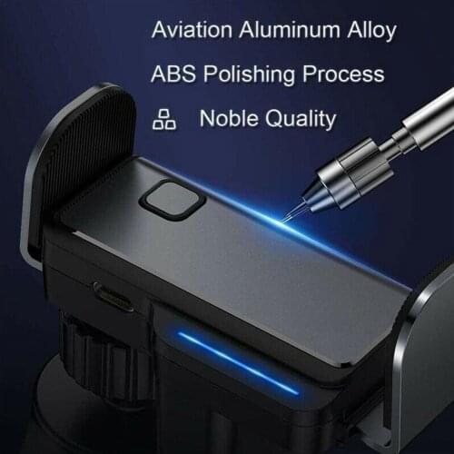 Car Phone Holder Mini Smart Electric Locking Air Vent Phone Pro Induction Stand Auto Bracket Clip Mobile For IPhone Mount 1 T7I3