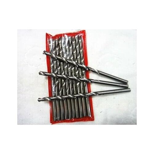 Free Shipping 3.5mm 10 Piece Extra Long 110mm HSS Twist Drill Straigth Shank Auger Bit new,Long bits
