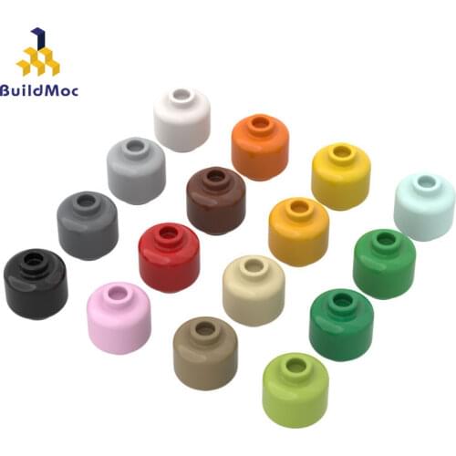 BuildMOC 3626 minifig head ldd 3626 For Building Blocks Parts DIY Construction Creative gift Toys