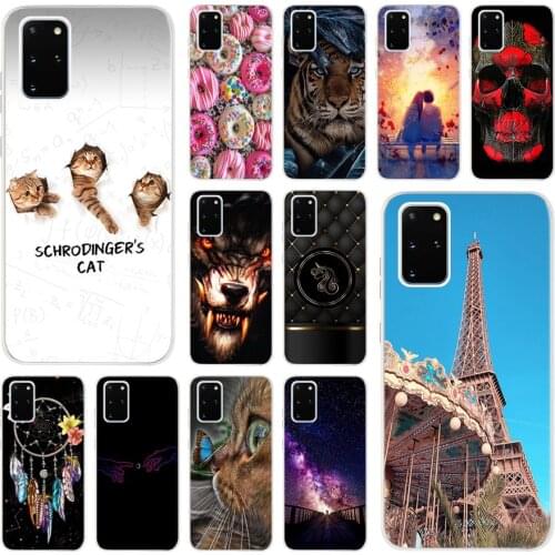 For Samsung Galaxy S20 Plus Case SM-G986F Cute Silicone Cases For Samsung S20 Plus 5G S20+ Cover Phone Coque GalaxyS20 Plus Capa