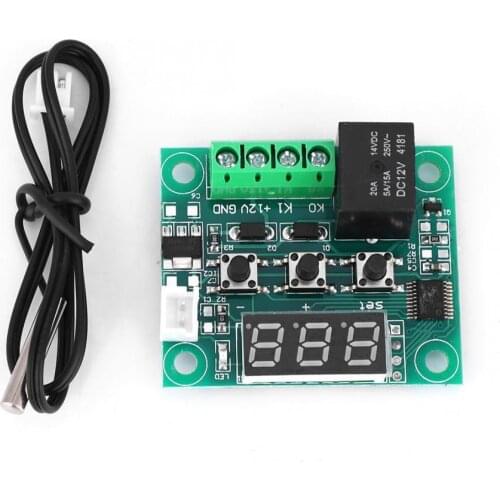 XH-W1209 digital display thermostat high precision temperature controller switch micro temperature control board DC12V
