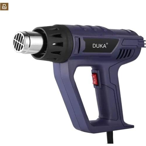 DUKA AtuMan HG-1 2000W Heat Gun 220V Adjustable Temperature With 4 Nozzles Hot Air Heater For Crafts Shrinking PVC Stripping