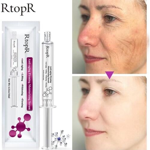 RtopR Hyaluronic Acid Injection Face Essence Anti-Wrinkle Anti-Aging Firming Lifting Collagen Moisturizer Facial Serum Skin Care
