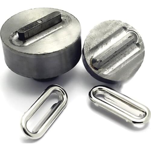 18mm-50mm Oval Eyelets Installation Tools Buttonhole Metal Pores Rivet Mold Buttons Dies Table Cloth Buckle