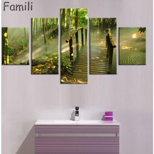 Italy Canvas Painting Wall Art Landscape 5pcs Prints Home Decor Picture Panels Poster For Linving,art painting