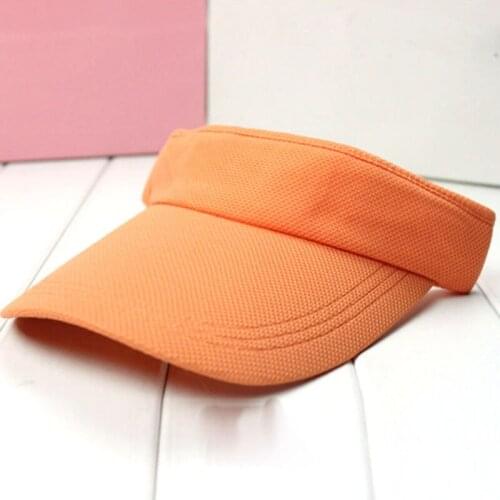 Spring Summer Sports Sun Hats Women Hat Mens Cap Adjustable Visor UV Protection Top Empty Tennis Golf Beach Running Sunscreen