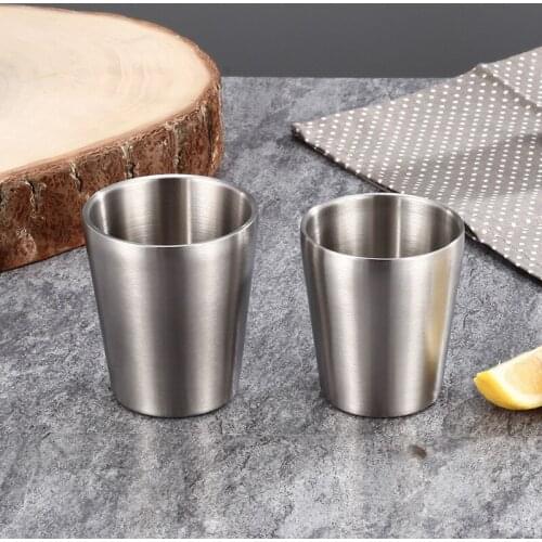 Stainless Steel Beer Mug Double Insulation Reusable Coffee Bubble Tea Cup Travel Camping Drinking Glasses Kitchen Bar Utensils