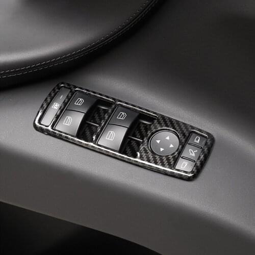 Modification For Tesla Model S Door Window Lift Button Stickers ABS Chrome Trim Cover Accessories Car Styling