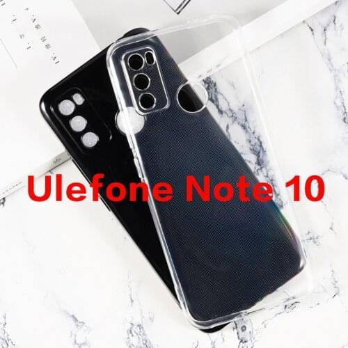 Soft Black TPU Case For Ulefone Note 10 Back Cover Anti-knock Transparent Phone Case For Ulefone Note 10 Back Cover Coque Funda