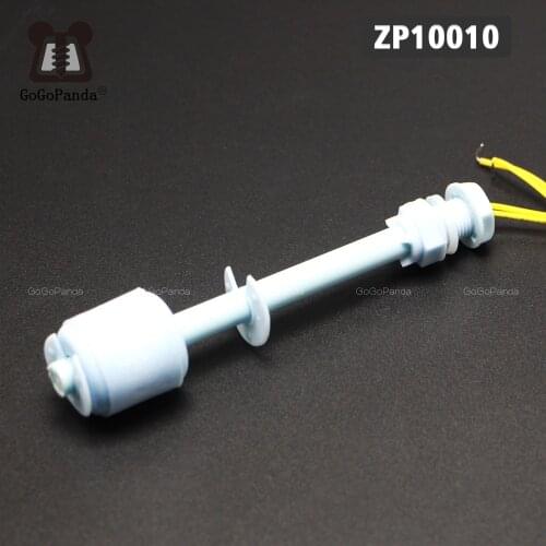 Free Shipping ZP10010 5Pcs M10*100mm 100V 220V Float Switch Mini Type Poly Propy Water Level Liquid Sensor Normal Close NC