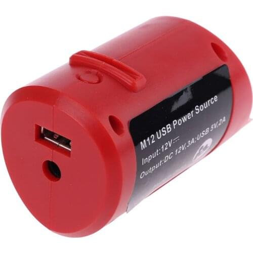 Replacement USB DC12V M12 Charger for milwaukee 49-24-2310 48-59-1201 Lithium Battery Portable Lightweight Cordless Power Source