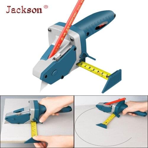 All-in-one Hand Tool with Measuring Tape, Gypsum Board Cutting Device Drywall Cutting Artifact Tool