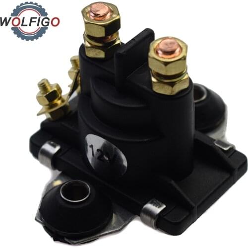 WOLFIGO Engine Outboard Starter Relay Fit for Mercury Marine Yamaha 25-40hp 4-Stroke 65W-81941 12V 89-850187A1 89-850187T1