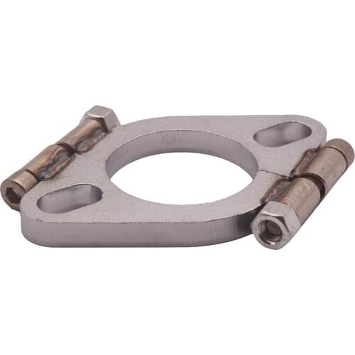 Replacement Split Exhaust Flange Plate 2inch Mild Steel Oval Holes