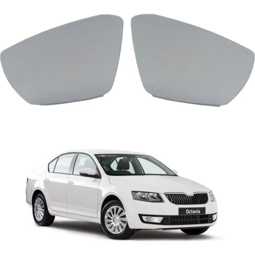 Mirror Glass For Skoda Octavia A7 Mk3 (5E) Sedan & Combi 2013 2014 2015 2016 2017 Car-styling Door Rear Heated Mirror Glass