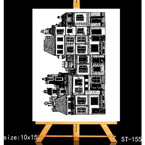 ZhuoAng castle Clear Stamps/Card Making Holiday decorations For scrapbooking Transparent stamps