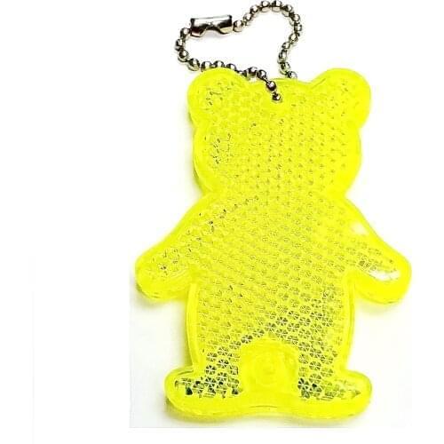 1 Plastic EN13356 SHINY 7cm Teddy Bear Reflectors Use On Coats Bags Pedestrian Pinata Bag Filler Loot Birthday Party Favors Gift