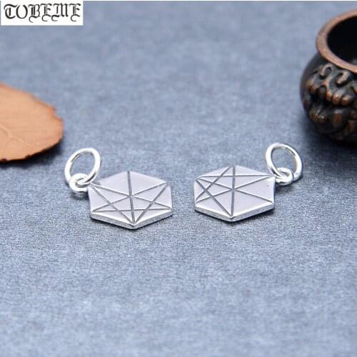 100% 925 Silver Star Charm 925 Sterling Bracelet Charms DIY Jewelry FIndings Small Pendant